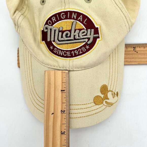 Disney Mickey Mouse Baseball Flop Cap Hat Original Since 1928 Embroidered Logo - Picture 12 of 15